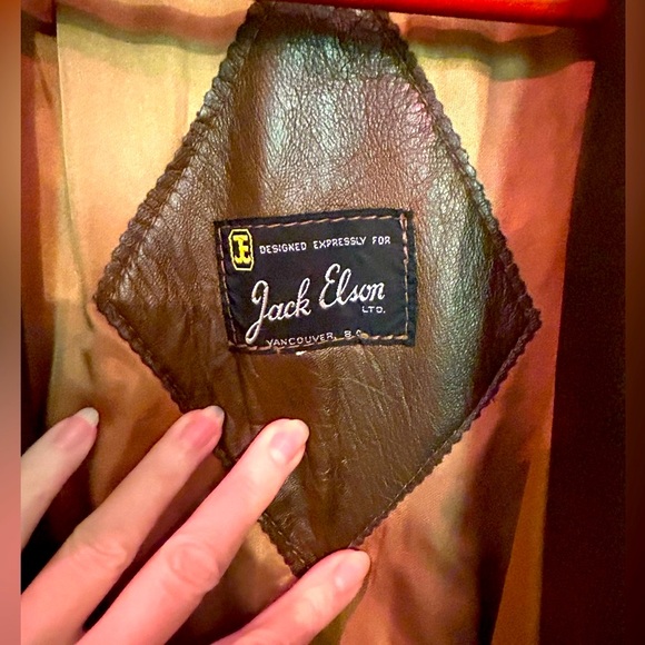 Brown men’s leather coat - genuine leather - Picture 6 of 11